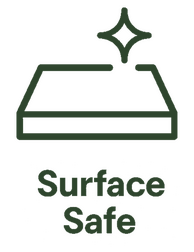 KindCleaner is safe on surfaces